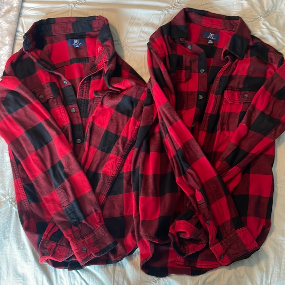 2 George Flannels XS